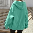 thumbnail image 4 of Lumtrix Hoodies for Women Zip Up,Y2K Oversized Sweatshirts Hooded Long Sleeve Fleece Lined Casual Hoodie Soft Outerwear 2025 Clothes Mint Green M, 4 of 4