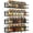 Black, variant on stusgo 4-Tier Spice Rack Organizer for Cabinet Door, Wall Mount with Adhesive or Screws, Black