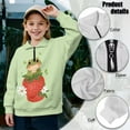 thumbnail image 6 of Uourmeti Strawberry Funny Frog Zipper Sweatshirts for Girls Kids Half Zip Pullover Sweatshirts Fall Winter Long Sleeve Comfy Casual Loose Top Size 13-14, 6 of 7