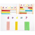 thumbnail image 3 of Ábaco - Juguete educativo clásico de madera para contar con 100 cuentas, 3 of 4