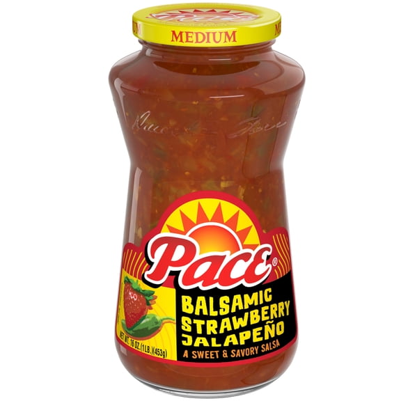 Pace Balsamic Strawberry Jalapeno Salsa, 16 oz Jar