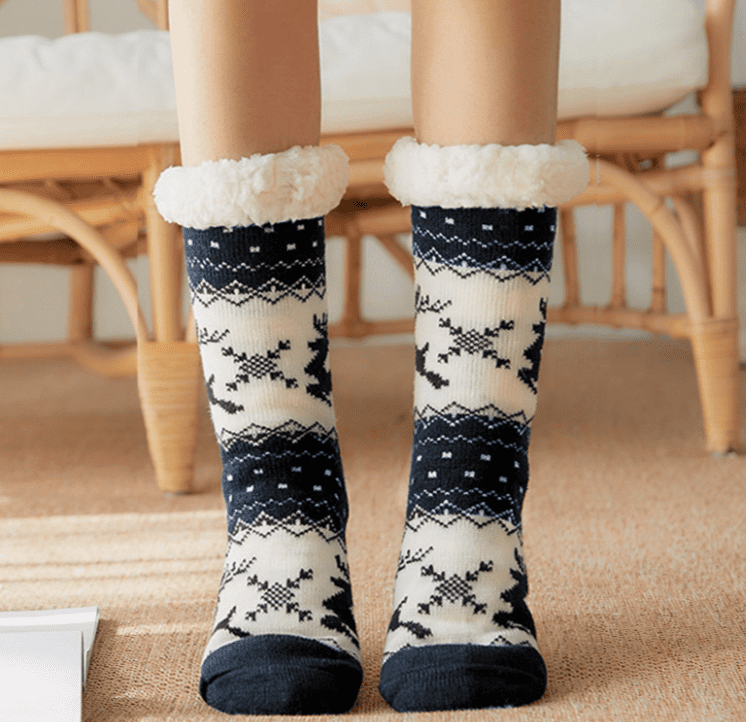 Boys Girls Cute Animal Slipper Socks Fuzzy Soft Warm Thick Fleece Lined Winter Stockings Kids Toddlers Christmas Socks 