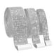 thumbnail image 2 of 3 rollos de cintas de diamantes de imitación de cristal autoadhesivas para manualidades. Plata, 2 of 5