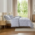 thumbnail image 2 of Virtu Comforter Sets, All Season Lightweight Floral Twin Comforter Sets, 2-Pc Bedding Sets, Blue Floral, 2 of 8