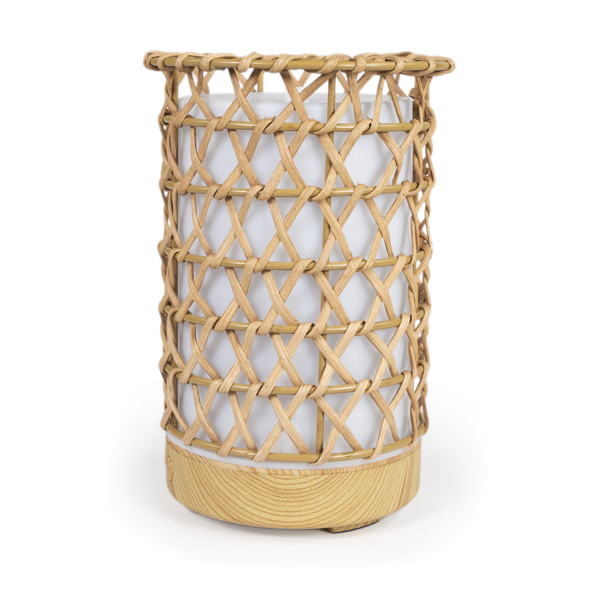 Better Homes & Gardens Cool Mist Ultrasonic Aroma Diffuser 3 Piece Set, Woven Rattan, 100mL