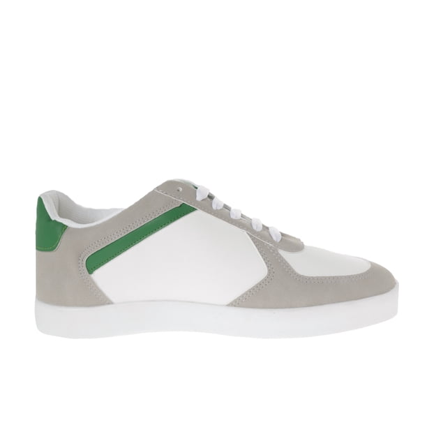 Tenis Iker color blanco con detalle en verde 29.0 Dorothy Gaynor Tenis Iker color blanco con detalle en verde 29.0
