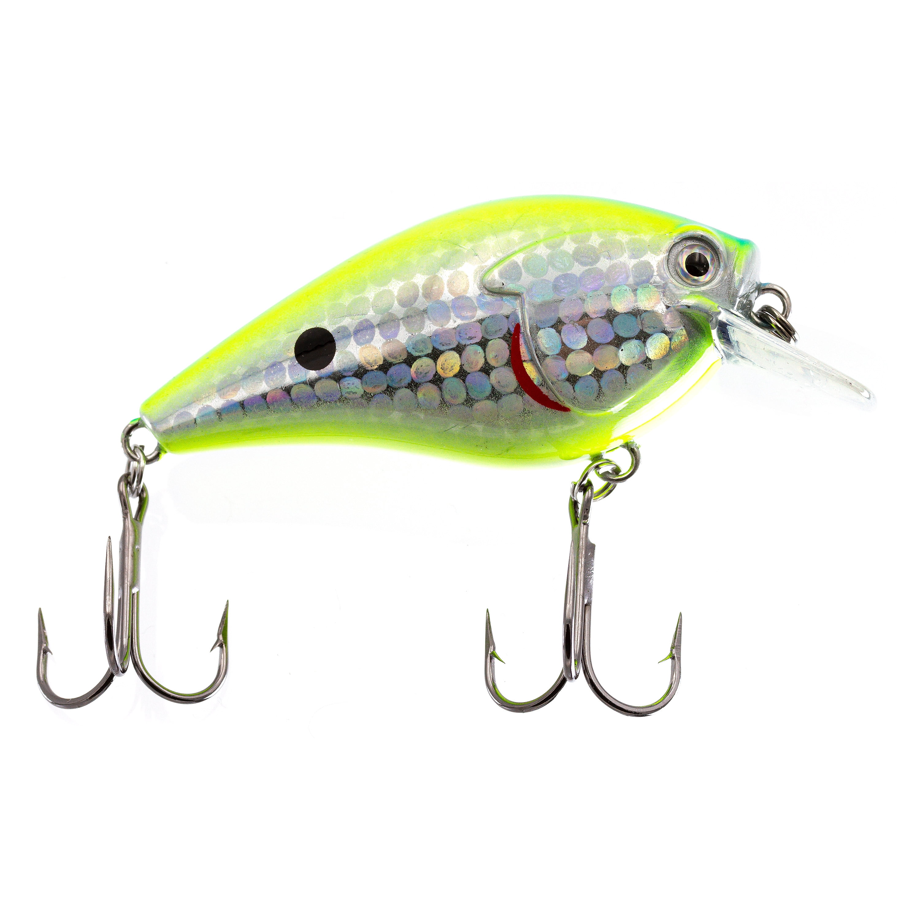 Ozark Trail 3/8-Ounce Square Bill Crankbait Fishing Lure - Lime Blue