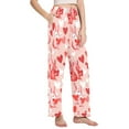 thumbnail image 2 of FORMRS Women's Pajama Pants with Pockets Soft Comfy Loungewear Sleep Bottom, Sizes S-2XL, Bunnies and Hearts, 2 of 8