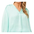 thumbnail image 2 of Vince Camuto Women's Rumple Top Blue Size 2X, 2 of 3