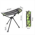 thumbnail image 3 of Silla de Pesca Empalme de Silla de Pesca Plegable ReposapiéS Taburete para Acampar Camping Senderismo Asiento para Picnic -A, 3 of 5