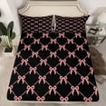 thumbnail image 2 of Feelyou Cartoon Bowknot Twin Sheet Sets, Fairy Princess Bedding, 3-Piece, 2 of 7