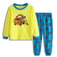 thumbnail image 1 of Cars Pyjamas, Lightning McQueen Pyjamas, Ensemble de Pyjamas pour Garçons, 100 % Coton, Manches Longues--Week, 1 of 5