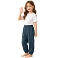 thumbnail image 5 of Bixock Boys High Waist Sweatpants with Side Pockets Kids Solid Color Loose Casual Joggers Comfortable Workout Activewear Boys Clothings Size 2-3Years, 5 of 6