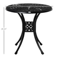 thumbnail image 3 of Outdoor Round Dining Table with Umbrella | Great for Outdoor Entertaining | Rust - Fighting Aluminum Build | Keeps Balance on Uneven Ground, 3 of 5
