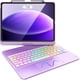 thumbnail image 1 of Funda con teclado táctil FUWANG para iPad Air 13" M3 M2 morado, 1 of 8
