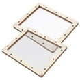 thumbnail image 3 of 2pcs DIY Paper Making Screen Mould Wooden Paper Making Frame Paper Making Mesh Screen, 3 of 6