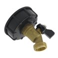 thumbnail image 4 of Adaptador de tanque de bolsa IBC Galón IBC Tote Tank Adapter Tool, IBC Tote Tank Válvula Adaptador de drenaje Conector Latón Válvula para de jardín, Fanmusic Adaptador de tanque de bolsa IBC, 4 of 7
