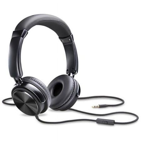 UPC: 0794192151656 | Compucessory CCS15165 Tangle-free Headset with Microphone  Black