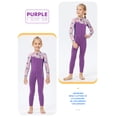 thumbnail image 4 of Soidarity Traje de neopreno para niños de 2,5 MM, traje de baño morado de una pieza, conjunto de esnórquel de manga larga para niñas, traje de baño Deportes acuáticos Violeta SG Soidarity OD003309-04, 4 of 6