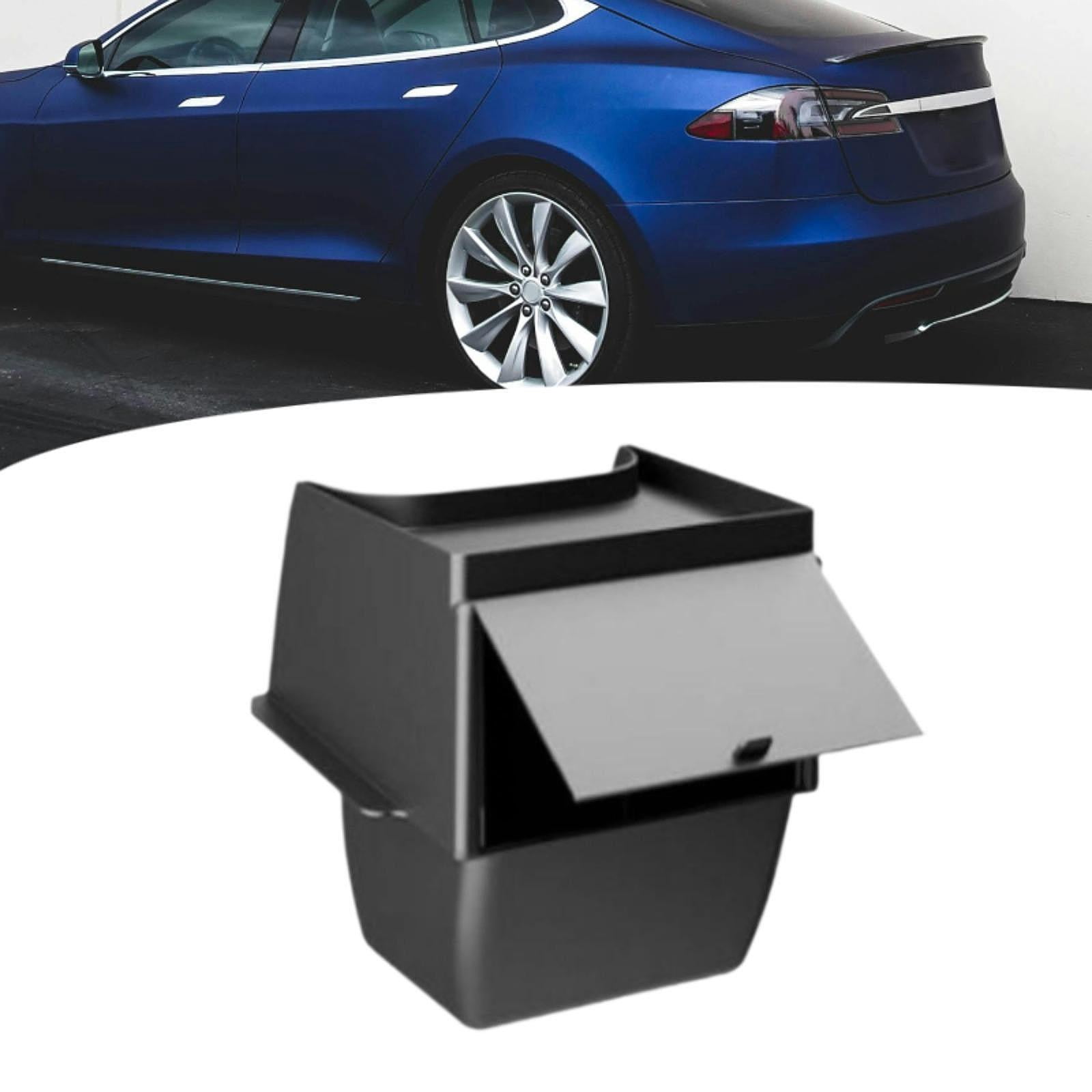 JISADER Rear Center Organizer Auto Storage Tray for Model Y 21-24 Auto