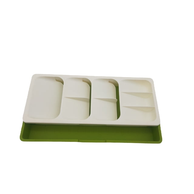 Bandeja para cajón de cocina, bandeja para guardar vajilla de cocina británica, cuchillo, cuchara, tenedor, bandeja de almacenamiento separada, organizador de almacenamiento