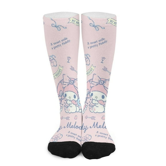 My Melody Stocking Long Socks Breathable Knee High Thigh Stockings High Socks Sport Socks for Mens Womens