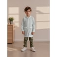 thumbnail image 6 of BemeyourBBs Toddler Baby Girls Boys Terry Swim Cover Up Swimwear Kids Swimsuit Coverup Zip-Up Beach Bathing Suit Hoodie Robe Long Sleeve Hooded Coverups Beachwear, 6 of 9