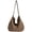 Brown+Black, variant on Hsqqdc Leopard Tote Bag Animal Print Large Capacity Hobo Shoulder Handbag for Daily Commuter Work Travel