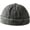 Gray, variant on Unisex Distressed Rolled up Beanie Hat Vintage Brimless Docker Cap Skullcap Sailor Cap for Women Men