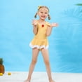 thumbnail image 5 of KAWELL Little Girls One Piece Summer Swimwear Role Play Bikini Swim Suit Toddler Tankini Red 3-10 Years, 5 of 6
