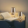 thumbnail image 3 of Golden Man Bordslampa Trådlös Nattlampa Nordisk Skrivbordslampa för Hem Bar Hotell Dekoration Guld gold, 3 of 5