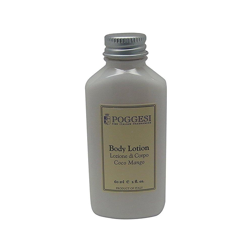 Poggesi Coco Mango Lotion Lot of 12 Each 2oz Bottles Total of 24oz Moisturizer Unisex Adult All Skin Types