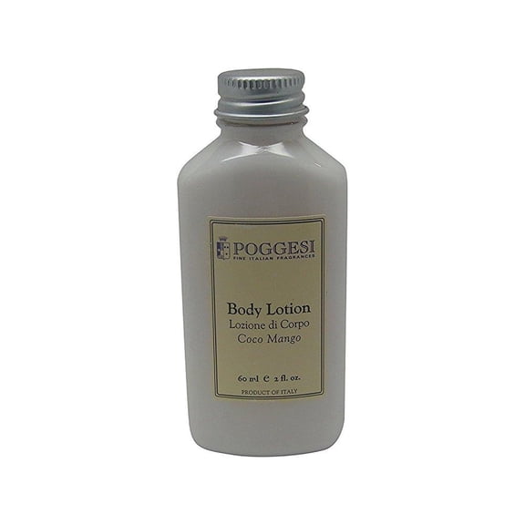 Poggesi Coco Mango Lotion Lot of 12 Each 2oz Bottles Total of 24oz Moisturizer Unisex Adult All Skin Types