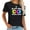 Black, variant on Autism Awareness Rainbow Infinity Anti Puzzle Piec Chic and Trendy Short Sleeve Tee for Women - Graphic Print Design