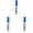 Blue*3, variant on Goowood Stone Tablet Paint Pens Black Red Gold Metal Marker For Restoration Waterproof Letter Refinishing Paint Markers For Metal 3 Pack