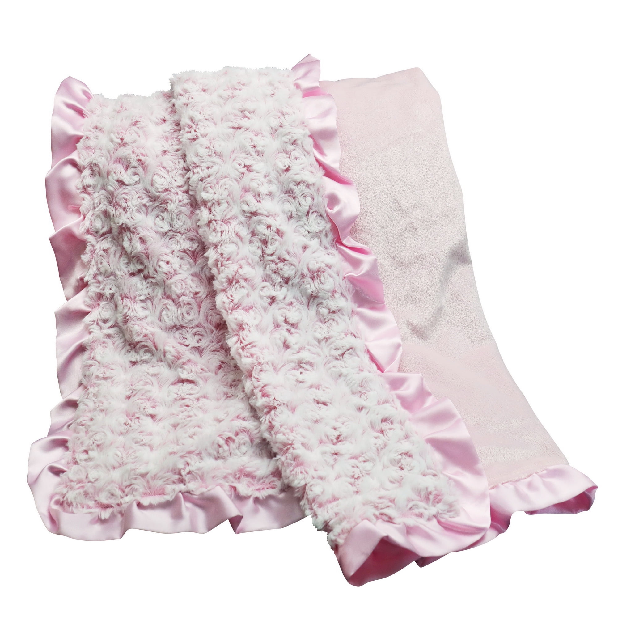 rose pink baby blanket