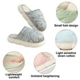 thumbnail image 3 of Zapatillas de casa para hombre Slip Zapatillas cálidas de invierno Zapatos para interiores y exteriores, 3 of 5