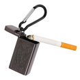 thumbnail image 2 of Cenicero Portátil Cigarrillo Llavero Cenicero Humo Bolsillo Al Aire Libre (Negro, 2 of 8