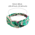thumbnail image 2 of Bandeau Croisé Élastique en Satin Parent-Enfant Accessoires Cheveux Géranium, 2 of 3