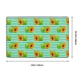 thumbnail image 5 of Area Rugs For Living Room Decor - Papaya Pattern Stripe Anti Slip Throw Washable Rugs 3x5 For Bedroom, Soft Indoor Carpet For Bedroom Living Room 60x39In, 5 of 5