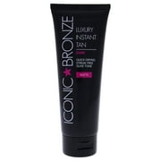 Iconic Bronze Luxury Instant Tan - Dark Matte , 3.38 oz Bronzer