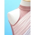 thumbnail image 5 of inlzdz Kids Girls Contemporary Modern Lyrical Dance Dress Sleeveless Keyhole Back Leotard Dress Dusty Pink 10, 5 of 7
