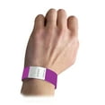 thumbnail image 2 of C-Line DuPont Tyvek Security Wristbands, Purple, Pack of 100, 2 of 2