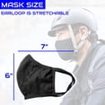 thumbnail image 2 of 4 Pack Washable & Reusable Protective Unisex Face Mask, 100% Cotton White Facemask, 2 of 6