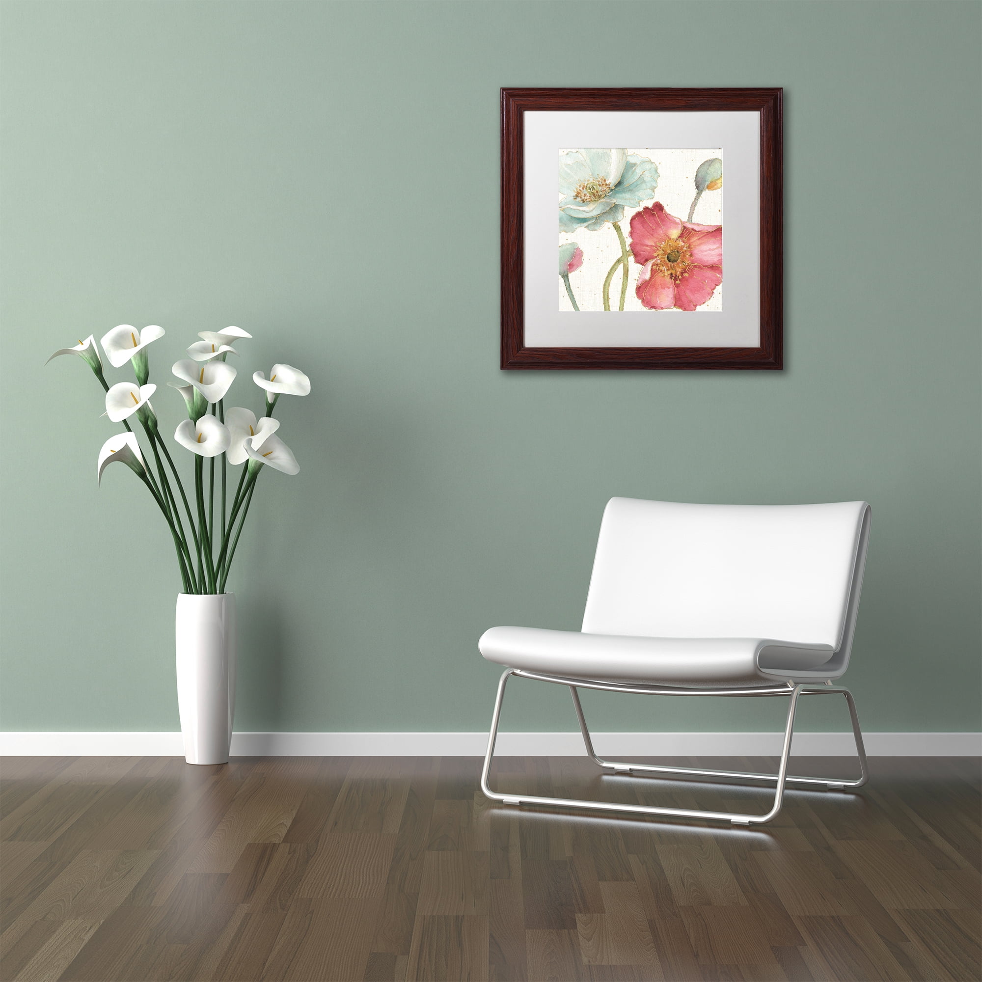 Trademark Fine Art 'Spring Softies II' Matted Framed Art by Lisa Audit