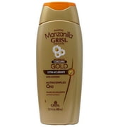 (4 pack) Grisi Manzanilla Gold, Daily Shampoo with Chamomile, Lightens Protects All Hair Types, 13.5 fl oz