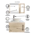 thumbnail image 3 of Combo de Gabinete para Baño con Ovalin Y Monomando + Botiquin con Espejo, 3 of 5