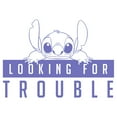 thumbnail image 2 of Mens Lilo & Stitch Looking For Trouble T Shirt, 2 of 5