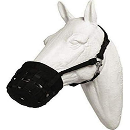 UPC: 0754888042712 | Best Friend Deluxe Grazing Muzzle (Horse  Black)