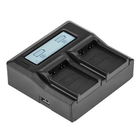 UPC: 0818242758456 | Dual Smart Charger with LCD Screen for Canon NB-6L